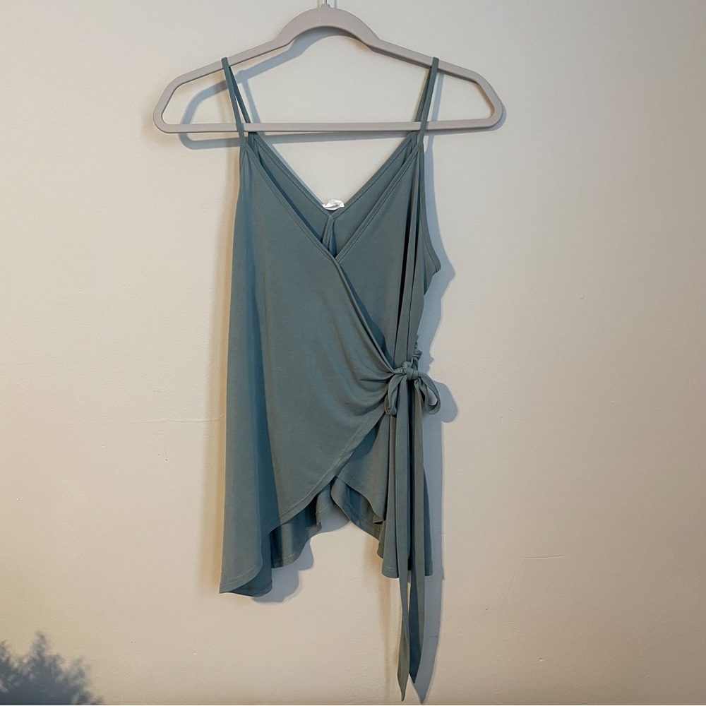 Sienna Sky wrap tank top